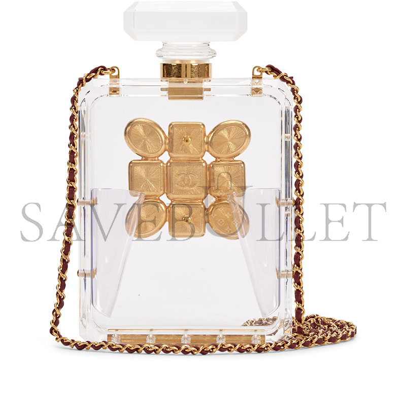 Ch**el master limited edition green and red gripoix maltese perfume minaudiere (20*12*4cm)